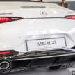2023 Mercedes-AMG SL43 previewed in Malaysia – 381 PS, 480 Nm roadster; 0-100 in 4.9s; RM1 mil estimated