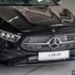 2023 Mercedes-Benz A250 4Matic AMG Line Sedan facelift officially priced at RM263,888 in Malaysia