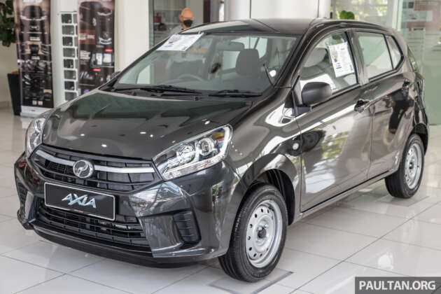 Perodua Axia E diperkenalkan semula — generasi pertama, 1.0 liter 67 hp/91 Nm manual; harga RM22k