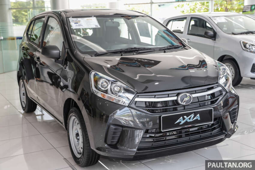 2023 Perodua Axia E launched, cheapest car in Msia at RM22k, RM300/month – old 2017 bumper, still no VSC 1627131