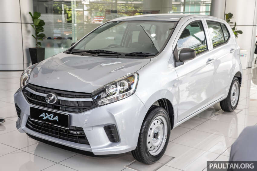 2023 Perodua Axia E launched, cheapest car in Msia at RM22k, RM300/month – old 2017 bumper, still no VSC 1627157