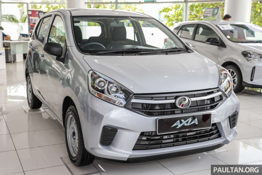 2023 Perodua Axia E launched, cheapest car in Msia at RM22k, RM300/month – old 2017 bumper, still no VSC 1627158