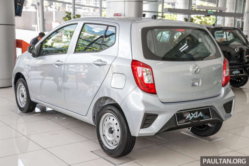 2023 Perodua Axia E launched, cheapest car in Msia at RM22k, RM300/month – old 2017 bumper, still no VSC 1627160