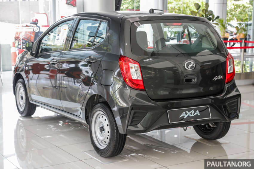 2023 Perodua Axia E launched, cheapest car in Msia at RM22k, RM300/month – old 2017 bumper, still no VSC 1627133