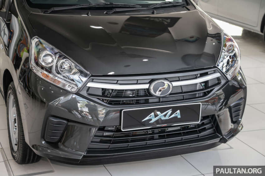 2023 Perodua Axia E launched, cheapest car in Msia at RM22k, RM300/month – old 2017 bumper, still no VSC 1627137