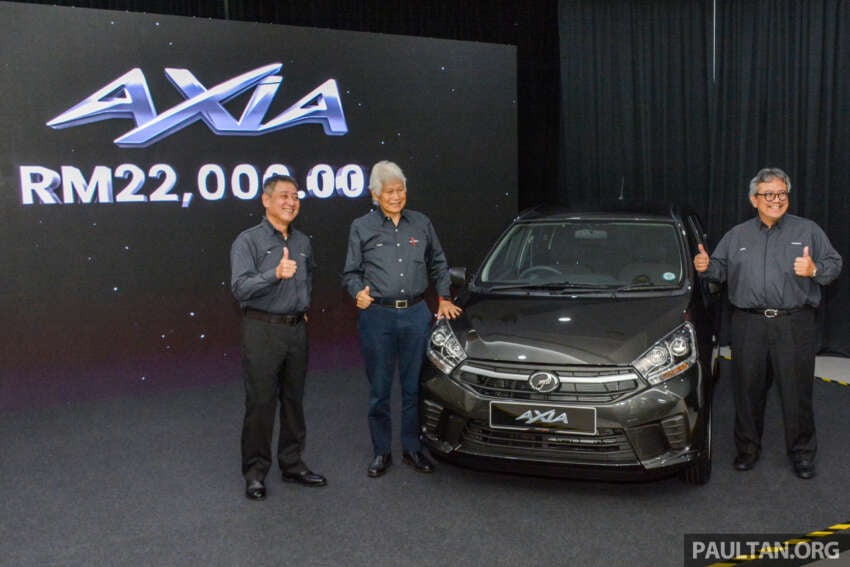 Perodua Axia E diperkenalkan semula — generasi pertama, 1.0 liter 67 hp/91 Nm manual; harga RM22k 1627267