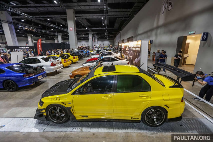<em>Initial D</em> replica cars on display at Tokyo Auto Salon Kuala Lumpur 2023 – Panda Trueno, RedSuns RX-7s 1624286