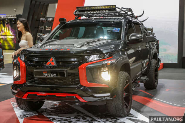 ميتسوبيشي موتورز ماليزيا في Tokyo Auto Salon KL 2023 - Wild Triton 'Predator' و Xpander المعدل