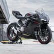 Black on black for 2024 Ducati Panigale V2 sportsbike