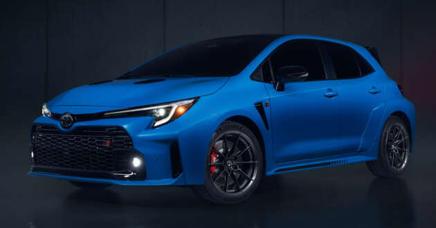 Toyota GR Corolla Circuit Edition 2024 returns in the US – Blue Flame;  aero, chassis tuning