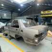 Proton Saga 1.5S 1990 restorasi penuh oleh Dream Street Restoration – Kenangan Lalu Mengusik Jiwa