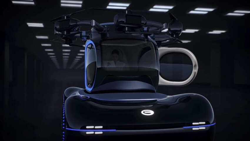 GAC tunjukkan kereta terbang konsep GOVE – gabungan drone penumpang dengan casis empat roda 1634659