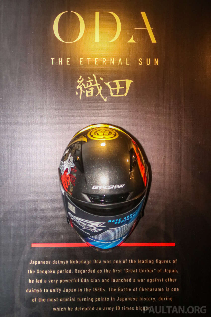 Gracshaw lancar helmet berkonsepkan Jepun – enam pilihan grafik, dua visor, lulus SIRIM, harga RM420 1626263