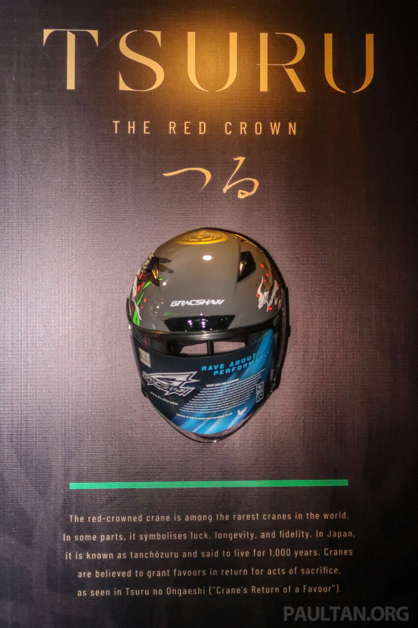 Gracshaw lancar helmet berkonsepkan Jepun – enam pilihan grafik, dua visor, lulus SIRIM, harga RM420 1626259