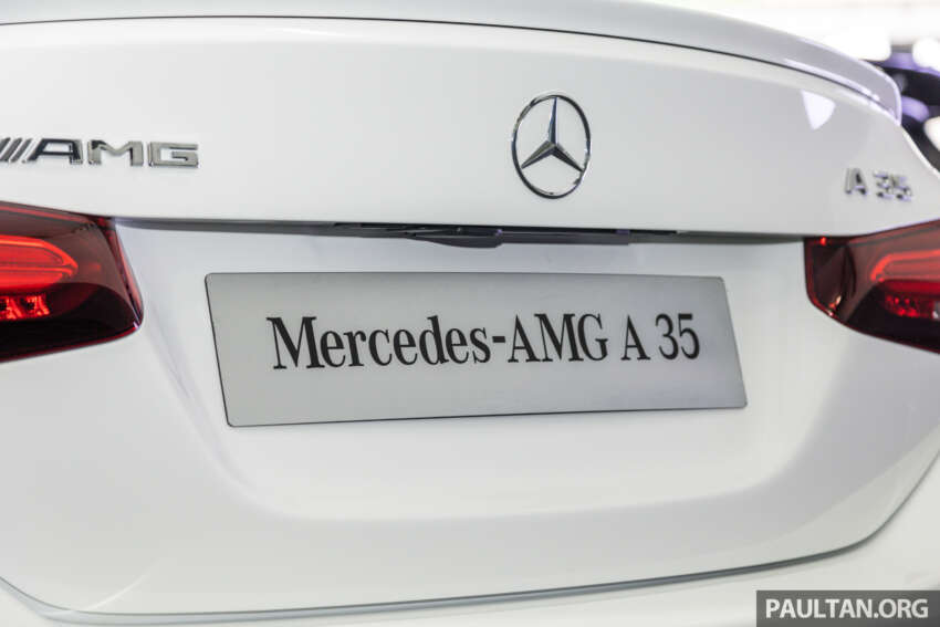 Mercedes-AMG A35 Sedan CKD facelift 2023 – harga anggaran RM354,000, 306 PS/400 Nm, MHEV 48V 1629988