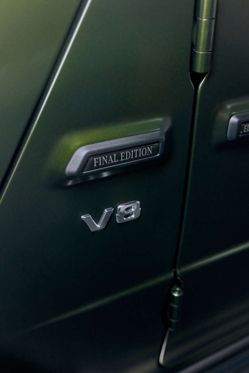 Mercedes-Benz G500 Final Edition – G-Class bukan AMG terakhir dengan enjin V8, terhad 1,500 unit 1635184