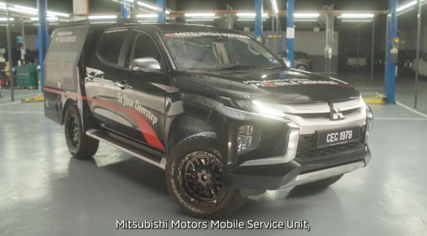 Mitsubishi Motors Malaysia Mobile Service Unit – the service centre comes to you on a modified Triton 1628294