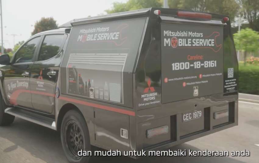 Mitsubishi Motors Malaysia Mobile Service Unit – the service centre comes to you on a modified Triton 1628302