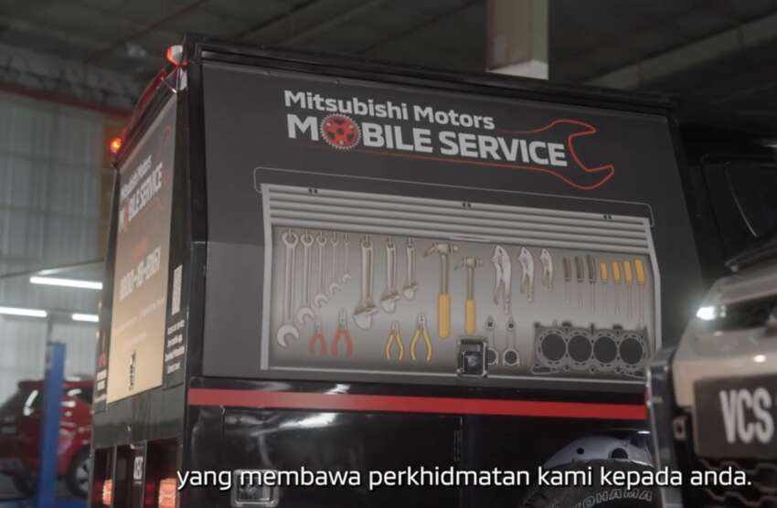 Mitsubishi Motors Malaysia Mobile Service Unit – the service centre comes to you on a modified Triton 1628301