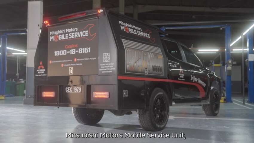 Mitsubishi Motors Malaysia Mobile Service Unit – the service centre comes to you on a modified Triton 1628295