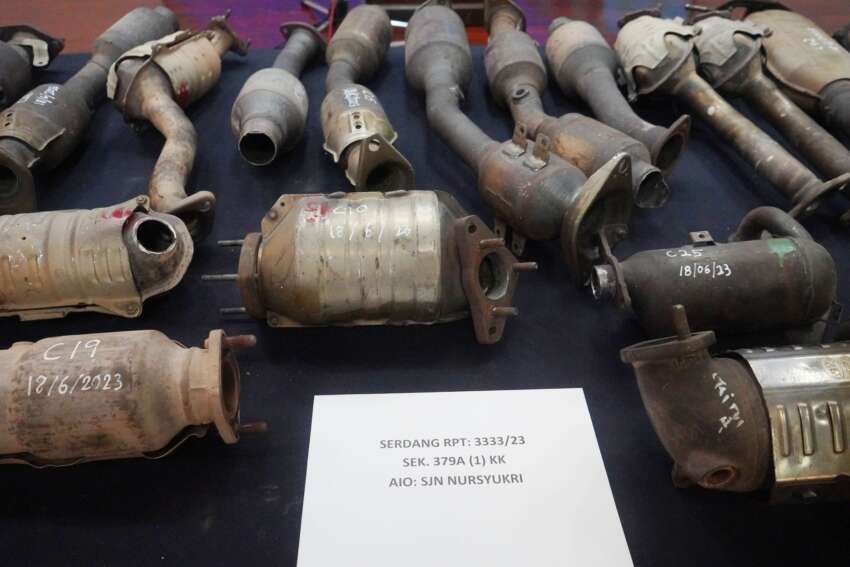 Polis tumpaskan pencuri catalytic converter – sasar tempat letak kereta di LRT, MRT; 15 kes selesai 1630314