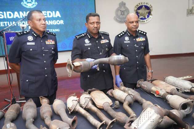 Polis tumpaskan pencuri catalytic converter – sasar tempat letak kereta di LRT, MRT; 15 kes selesai
