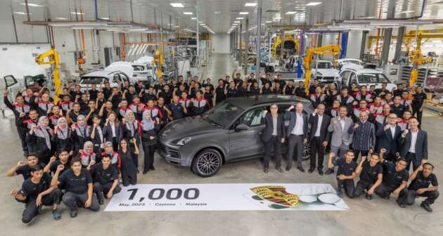 Porsche Cayenne CKD – The 1,000th vehicle rolled off the road at Sime Darby's assembly facility in Kulim, Kedah;  from RM575k