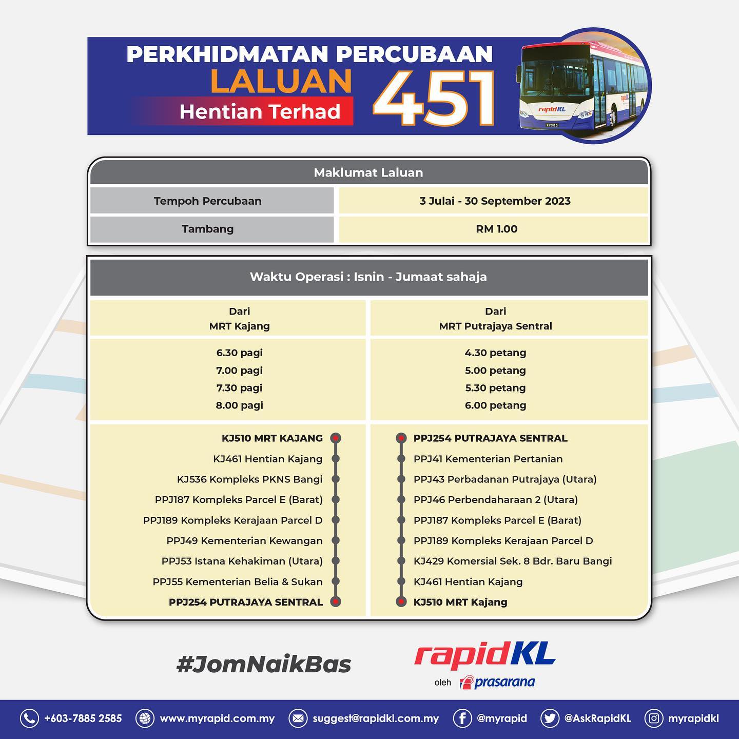 Fast Bus 451 Putrajaya 2