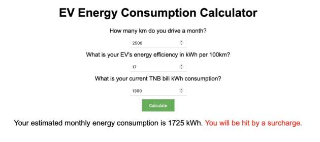 Will buying an electric car cause your entire TNB bill to be hit with the RM0.10 per kWh ICPT surcharge?