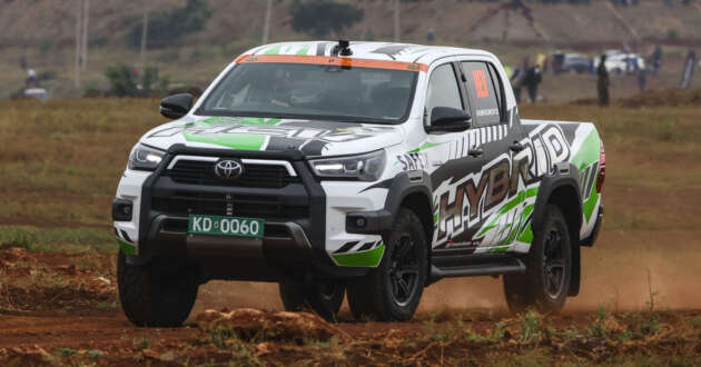Toyota Hilux MHEV prototype tested at WRC Safari Rally 2023 – 48V mild hybrid system to launch in 2024