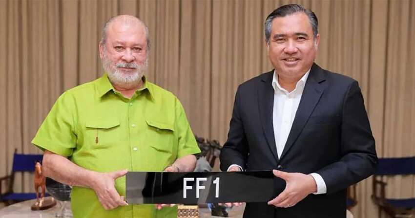 FF1 plate owner is DYMM Sultan Johor – RM1.2mil! 1624654