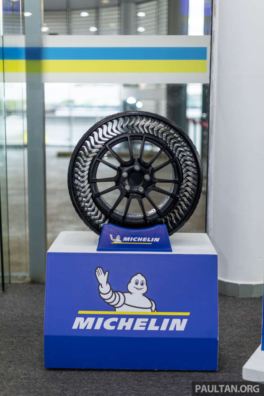 Michelin Uptis airless tyre displayed in Malaysia – never worry about your tyres getting punctured again! 1629293