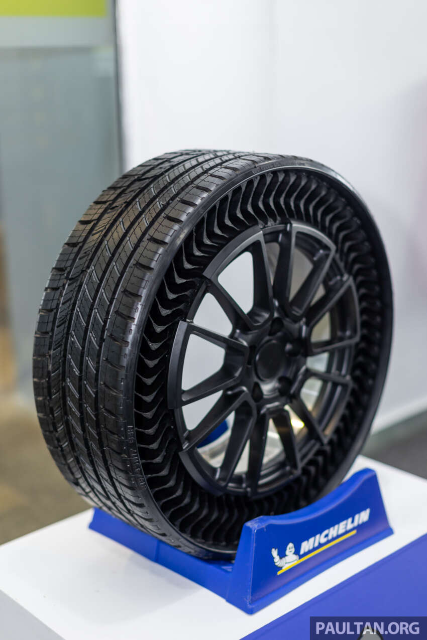 Michelin Uptis airless tyre displayed in Malaysia – never worry about your tyres getting punctured again! 1629295