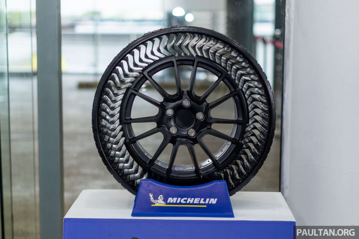 Michelin Uptis 无气轮胎在马来西亚展出——再也不用担心轮胎被扎破了！
