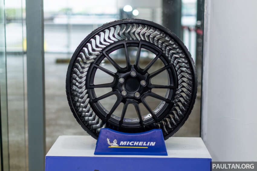 Michelin Uptis airless tyre displayed in Malaysia – never worry about your tyres getting punctured again! 1629299
