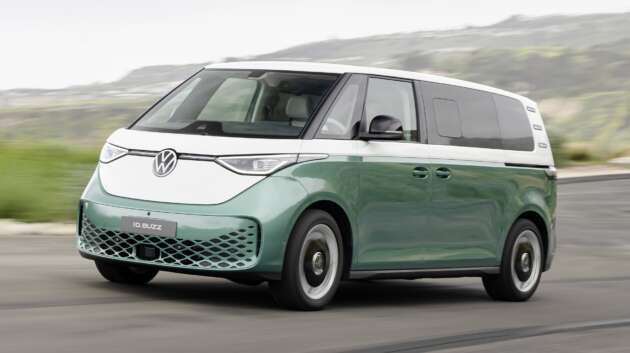 Volkswagen ID.  Buzz LWB presents – a longer 3-row electric MPV version of VW with 6 or 7 seats