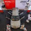EVx 2023: myTukar display of half-and-half refurbished car, plus 35% off respray packages today at SCCC