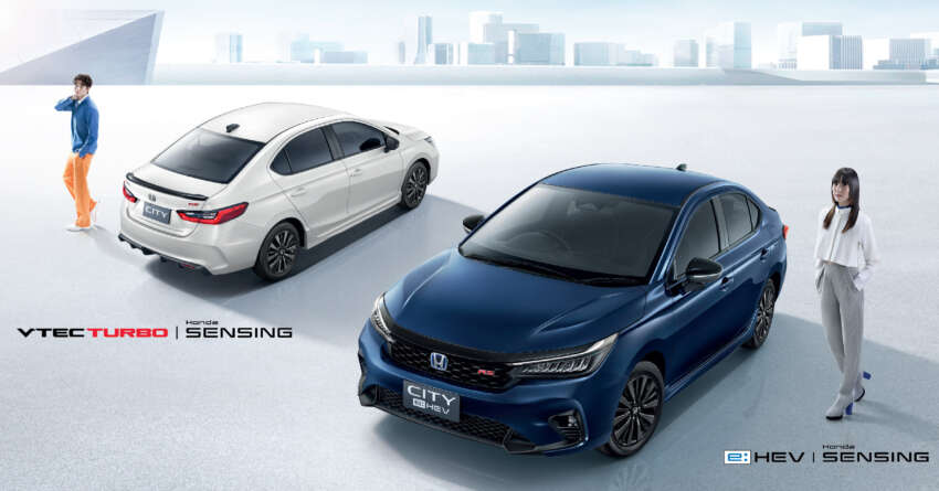 Honda City <em>facelift</em> 2023 diperkenal di Thailand — Honda Sensing untuk semua varian; harga dari RM84k 1636822
