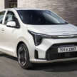 Kia Picanto facelift didedah secara rasmi – rekaan luar lebih agresif, pilihan enjin NA 1.0L atau 1.2L, FWD