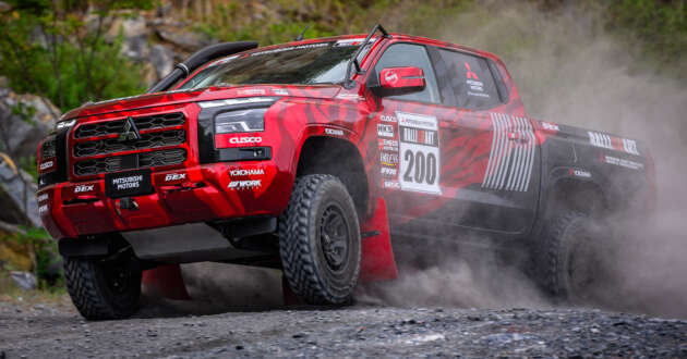 New Mitsubishi Triton Group T1 for AXCR 2023 debuts – rally racer to be supported by ruggedised Delica D:5