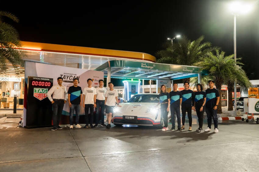 Porsche Taycan sets fastest single EV journey regional record; Thailand to Singapore in 29 hours 15 minutes 1643459