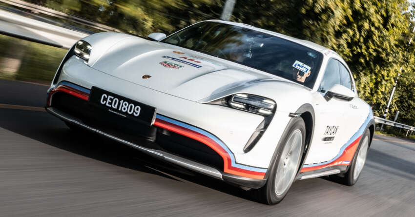 Porsche Taycan sets fastest single EV journey regional record; Thailand to Singapore in 29 hours 15 minutes 1643460