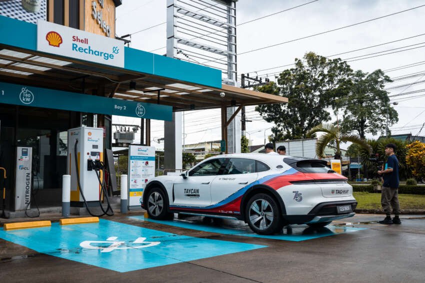 Porsche Taycan sets fastest single EV journey regional record; Thailand to Singapore in 29 hours 15 minutes 1643461