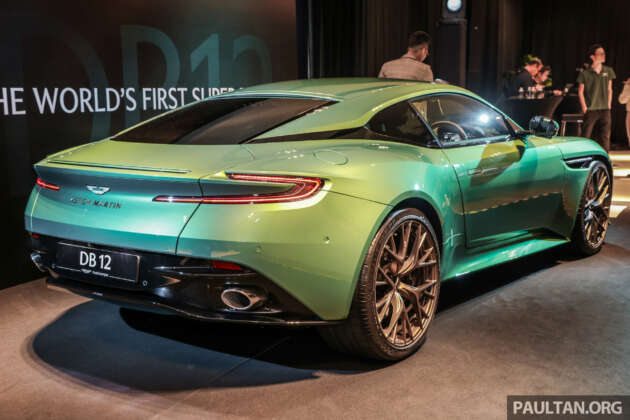 Aston Martin DB12 debuts in Malaysia – 4.0L V8, 680 PS and 800 Nm, 0-100 km/h in 3.6 secs, fr. RM1.088 mil