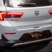 Honda WR-V in Malaysia – 7,300 bookings as of early Sept, 3,300 units delivered, RS most popular variant