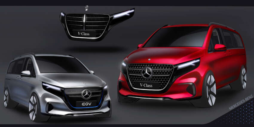 2024 Mercedes-Benz V-Class, EQV, Vito, eVito facelifts debut – stylish exterior, redesigned interior, new kit 1647694
