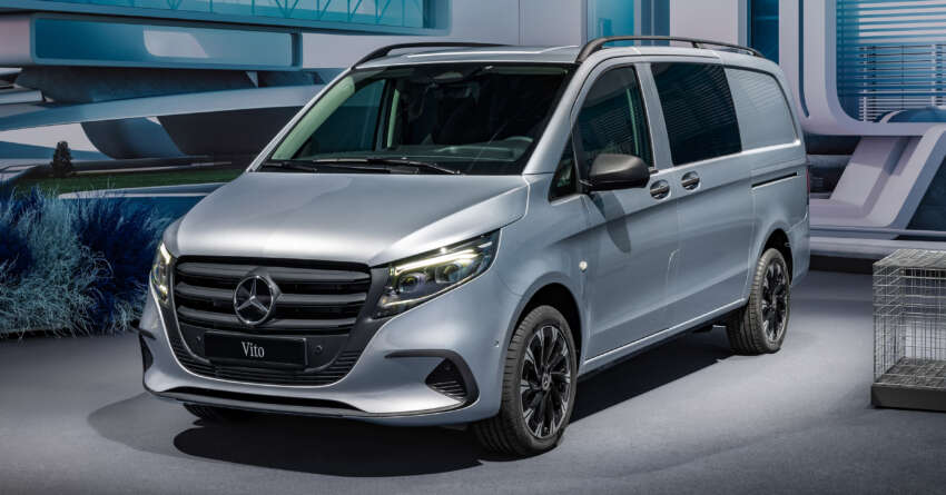 2024 Mercedes-Benz V-Class, EQV, Vito, eVito facelifts debut – stylish exterior, redesigned interior, new kit 1647682