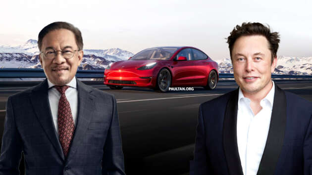 PM Anwar Ibrahim bakal bertemu Elon Musk minggu hadapan untuk bincang pelaburan Tesla di Malaysia