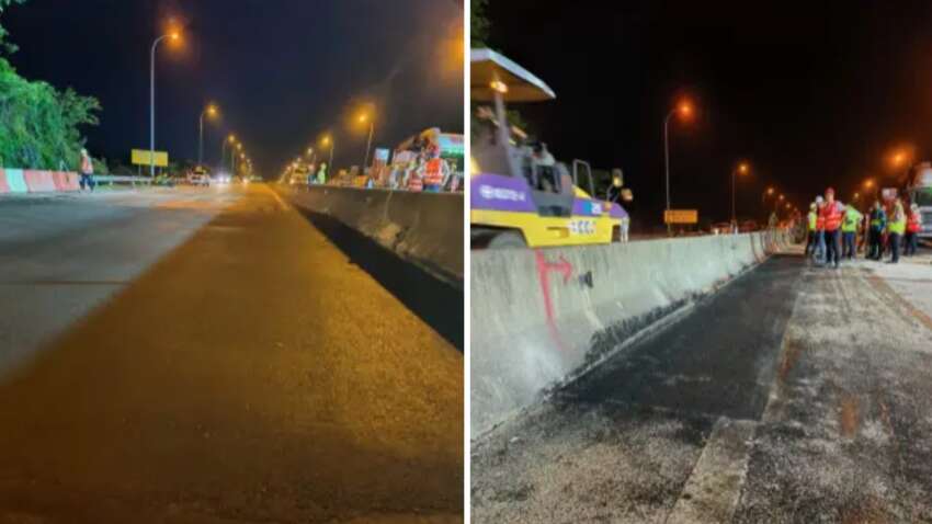 Karak Highway sinkhole patched – lanes to Kuantan opened last night, westbound to open this morning 1646929