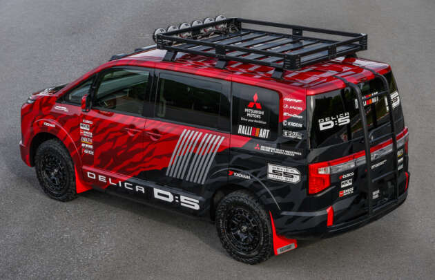 Mitsubishi Delica D:5 Ralliart – MPV lasak untuk pusat operasi bergerak pasukan Ralliart di AXCR 2023!